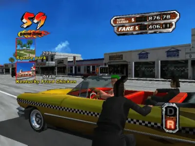 Crazy Taxi 3 High Roller Original Xbox Review